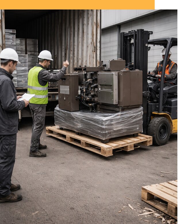 Доставка промышленного оборудования из Европы от 45774