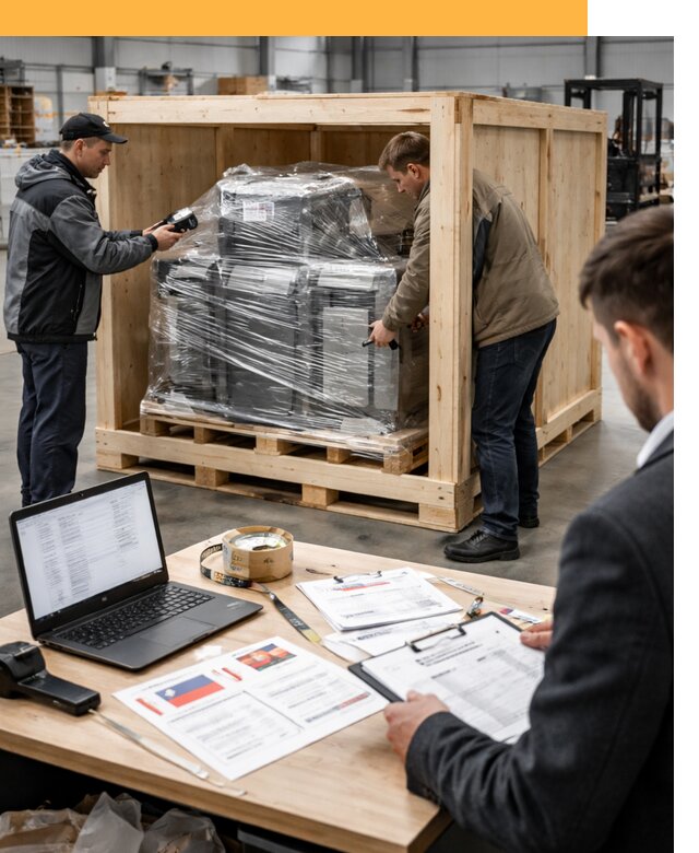 Доставка промышленного оборудования из США от 66118 руб