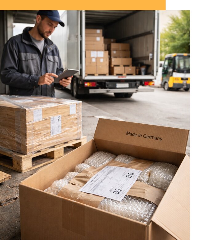 Доставка грузов из Германии от 45774 руб с таможенным оформлением
