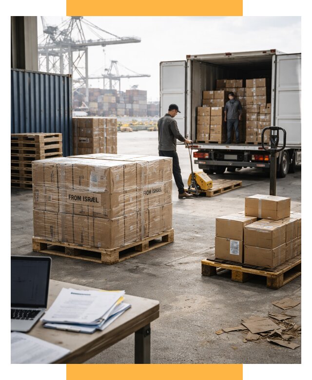 Доставка грузов из Израиля от 15258 р., логистика от СетСервис-Мдн