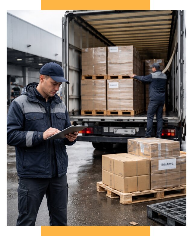 Доставка грузов из Беларуси от 15258 р. логистика СетСервис-Мдн