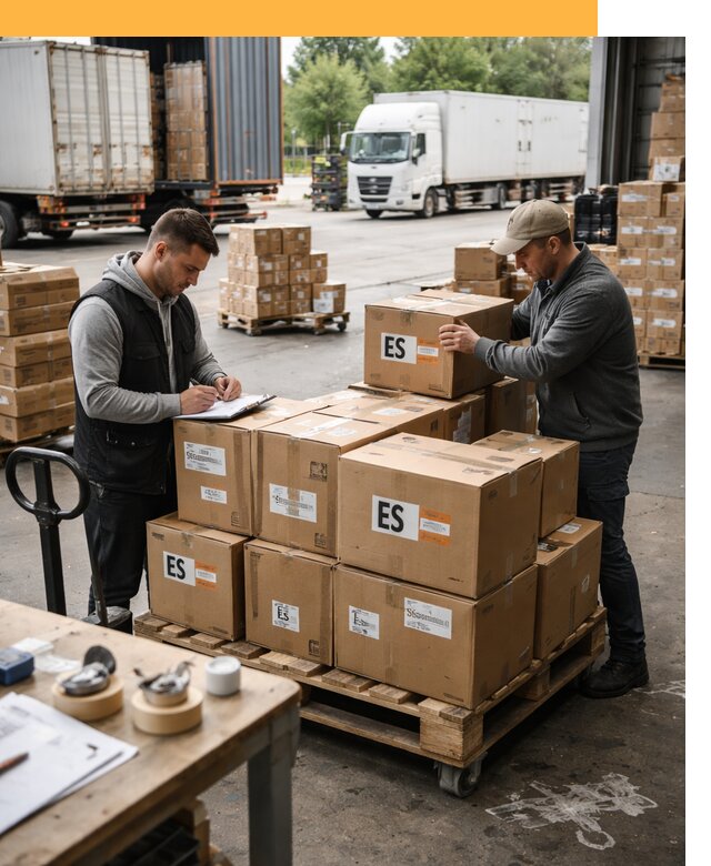 Доставка грузов в Испанию автотранспортом от 35602 руб