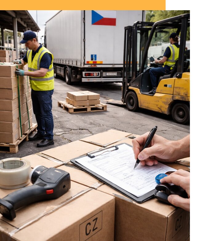 Доставка грузов в Чехию от 35602 руб, международные перевозки