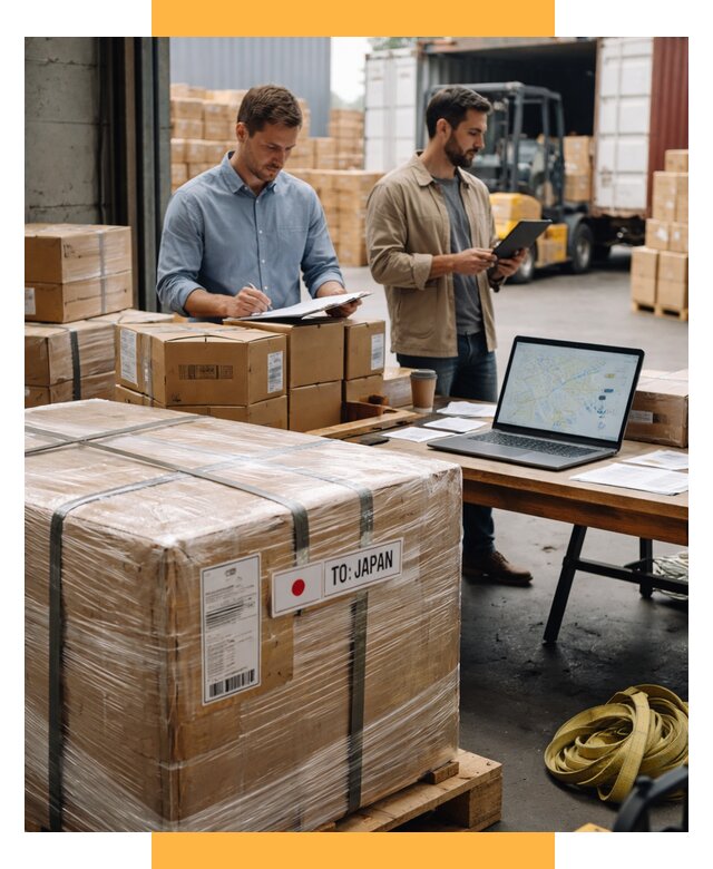 Доставка грузов в Японию от 25430 р., логистика СетСервис-Мдн