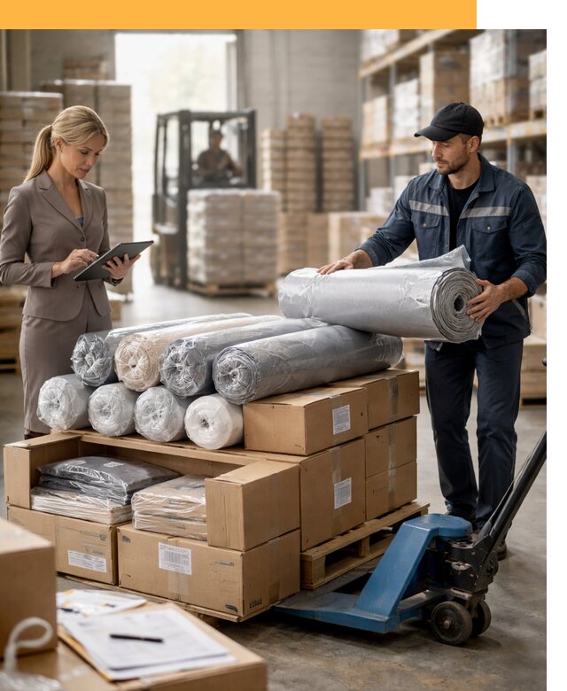 Перевозка текстиля по миру от 15258 руб. с таможней и страхованием