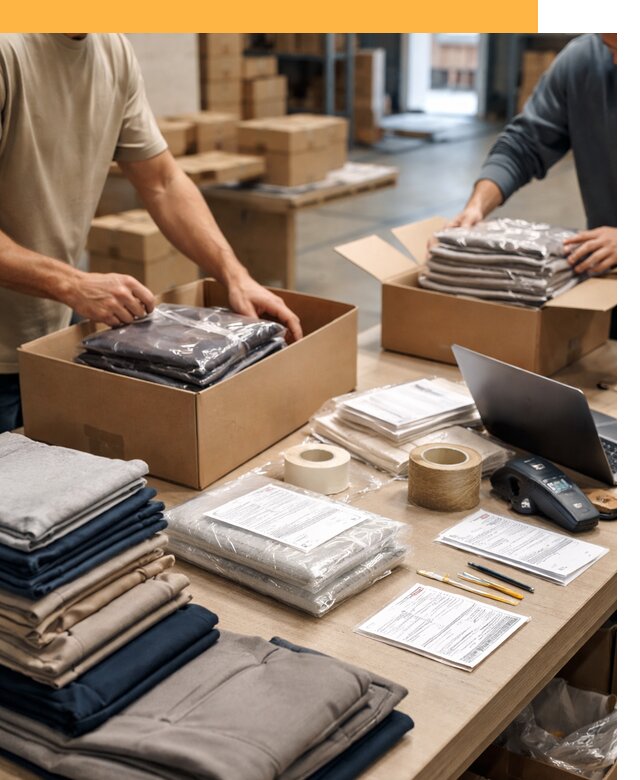 Перевозка одежды по миру от 7629 руб. с таможенным оформлением