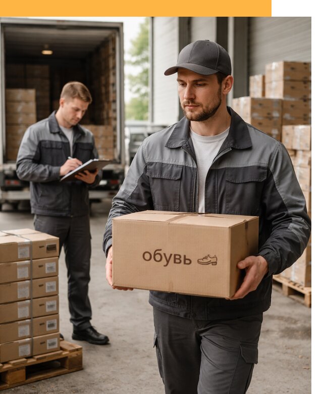 Международная перевозка обуви с таможенным оформлением от 4577