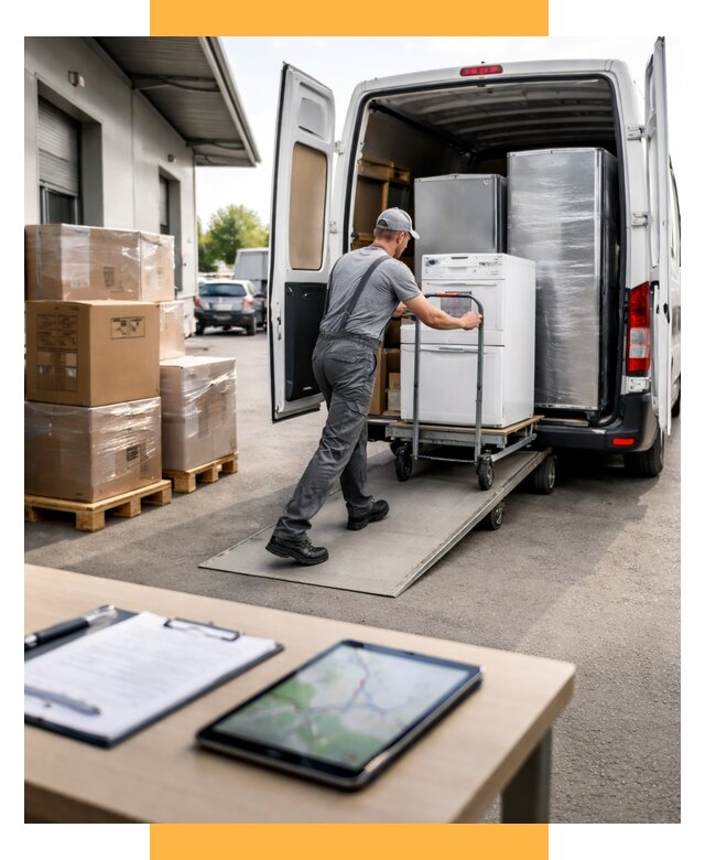 Перевозка бытовой техники от 6612 р. - логистика СетСервис-Мдн