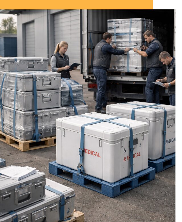 Перевозка медицинского оборудования по всему миру от 15258 руб