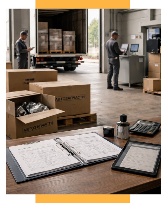 Таможенное оформление автозапчастей под ключ от 8646 р., СетСервис-Мдн
