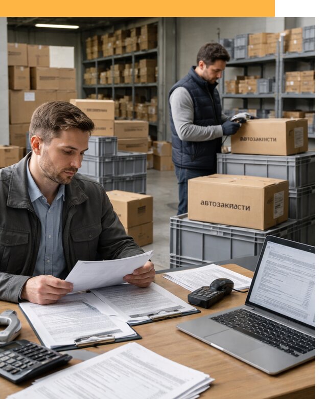 Таможенное оформление автозапчастей по выгодным тарифам от 8646