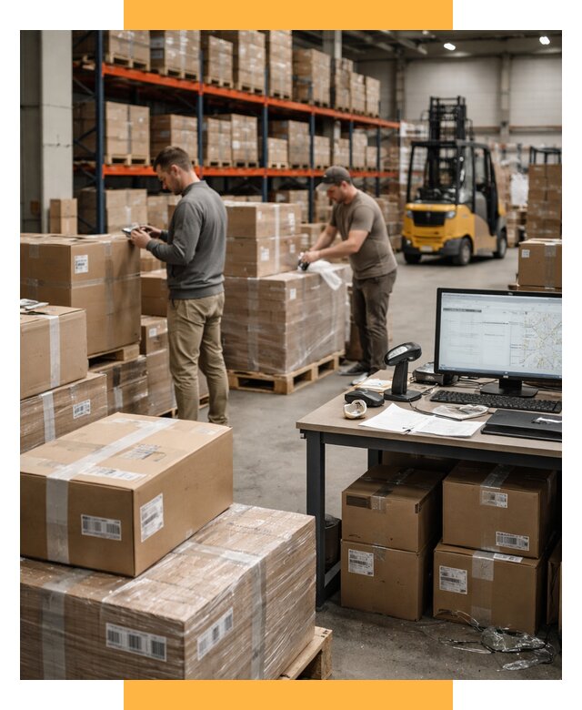 Склад консолидации в Европе от 6612 р., услуги СетСервис-Мдн